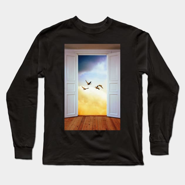 Unlocked Long Sleeve T-Shirt by SeamlessOo